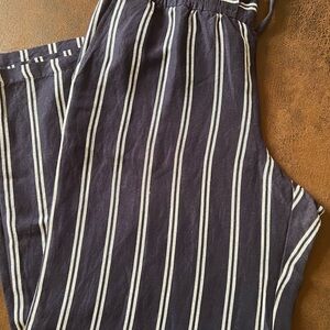 A New Day women’s high-rise wide leg linen blend  pull on pants